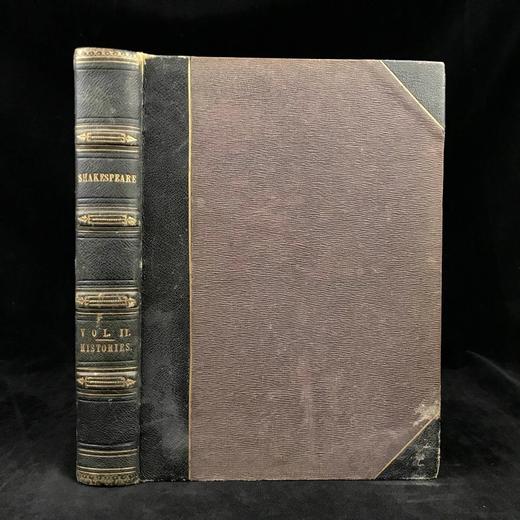 约19世纪后期 莎士比亚作品集（历史剧） 塞洛斯数百幅插图 真皮精装16开 商品图0