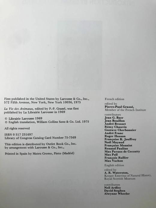 拉鲁斯动物世界百科全书 1000余幅彩色插图 精装大16开 商品图4