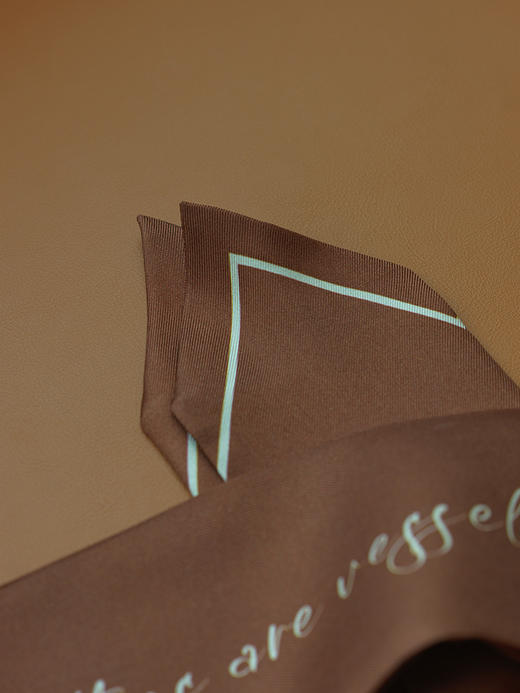 100%桑蚕丝 简约飘带丝巾 商品图4