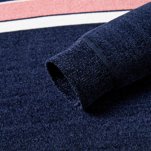 【加绒加厚】罗蒙秋冬男装肤感雪尼尔加绒毛衣男加绒针织衫男士毛衣加绒毛衫男 商品图7