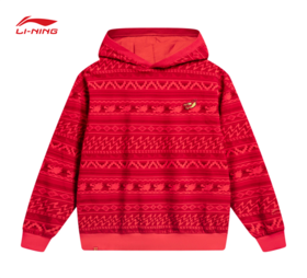 【L断码】李宁日进斗金系列男女同款宽松长袖套头衫AAEU001【库存有限，如无货将做退款，介意慎拍！】