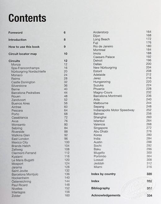 预售 【中商原版】一级方程式赛道 每一个大奖赛赛道的地图和统计数据	Formula 1 Circuits 英文原版 Maurice Hamilton 商品图4