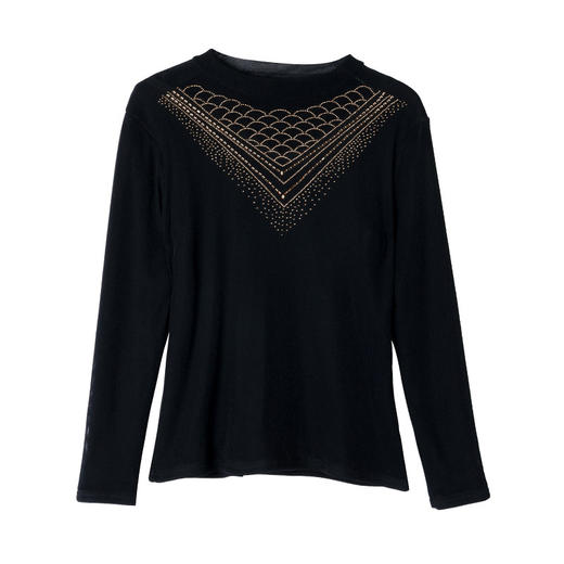 KQL 210H6126气质高领修身显瘦打底衫大码洋气小衫 商品图4