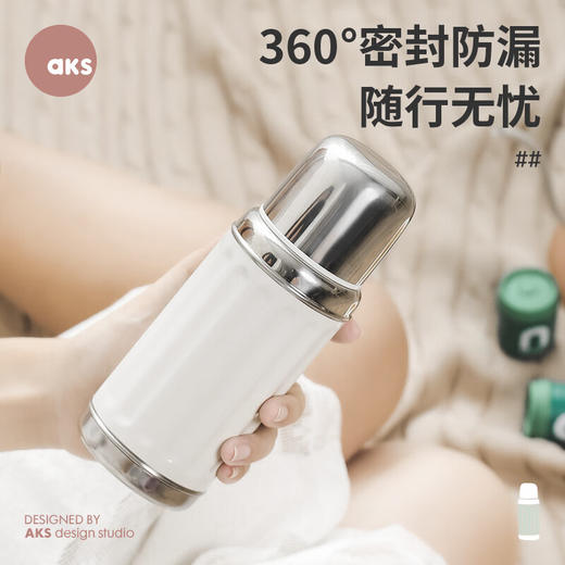 AKS保温杯316不锈钢水杯男女士保冷大容量陶瓷内胆便携茶水杯 AKS 625/AKS 626 商品图3