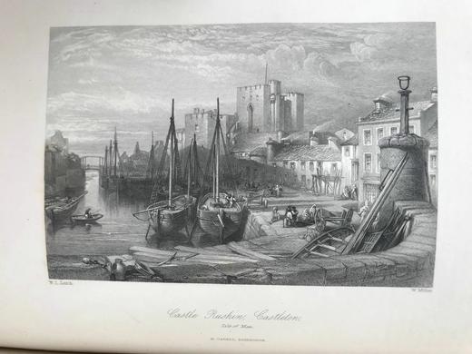 1845年 司各特《奈杰尔的命运/贝弗利尔·皮克》 数十幅版画插图 真皮精装16开 商品图9