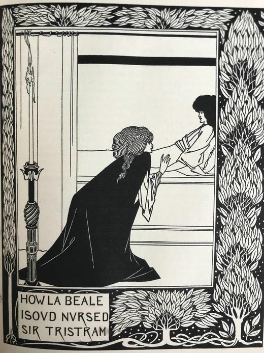 含藏书票！限量1500套1893-94年 马洛礼《亚瑟王之死》（全2卷） 比亚兹莱数十幅经典插图 漆布精装16开 商品图11