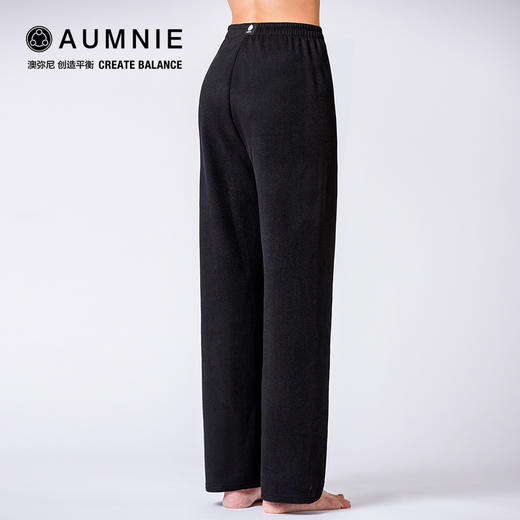 【AUMNIE】加绒条纹休闲阔腿裤 RIBBED HIGH WAIST WINTER FLEECE WIDE LEG SWEATPANTS 商品图3