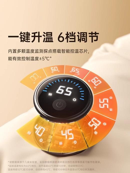 几素石墨烯羽绒暖手袋充电式热水袋防爆暖腰敷肚子电热暖手宝宝女 商品图4