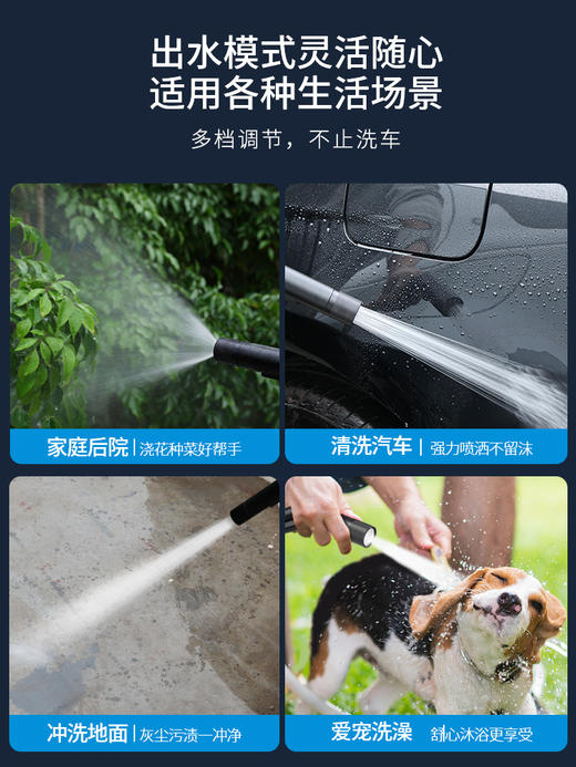洗车水枪家用高压伸缩水管增压神器接水龙头冲洗地面汽车喷头喷枪 商品图4
