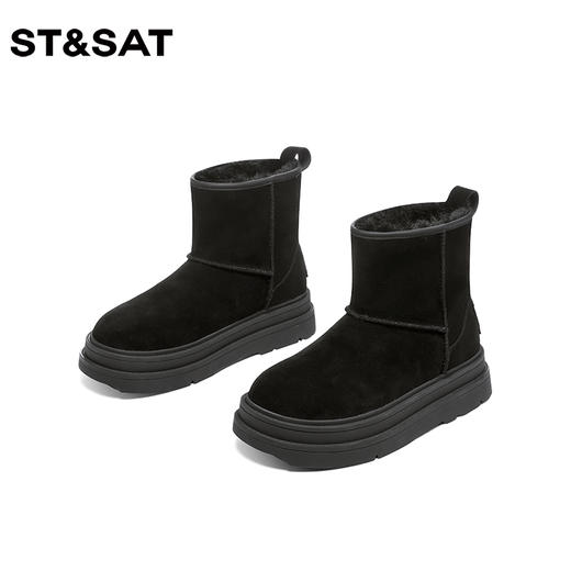 星期六时尚经典保暖雪地靴SS34118I86 商品图2