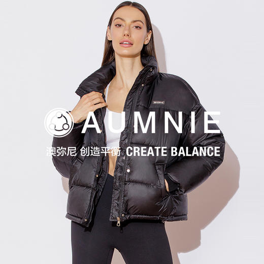 【AUMNIE】运动LOGO棉服休闲外套+经典立领棉服休闲外套 SPORTS LOGO PUFFER JACKET 商品图2