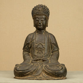 明 铜释迦摩尼佛像