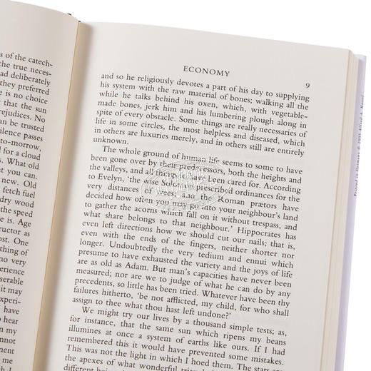 【中商原版】瓦尔登湖 Everyman Library Classics Walden 英文原版 Henry David Thoreau 亨利 戴维 梭罗 商品图2