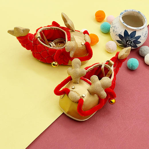 内联升童鞋生肖系列龙的传人生肖限定宝宝鞋5462C 商品图2