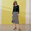 EITIE爱特爱春季新款印花侧开叉半裙7306003 商品缩略图4