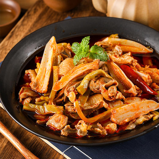 【麻辣鲜香！椒麻大杂烩】鸡爪筋三角骨鸡胗贡菜网红零食藤椒脆骨椒麻大杂烩 健康营养 商品图0