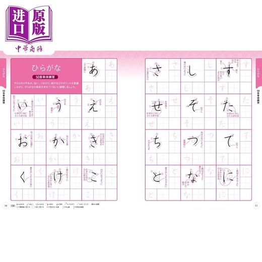 【中商原版】写出好看又正确的字 横写钢笔字练习册 和田康子 日文原版 美しく正しい字が書ける横書きペン字練習帳 商品图2