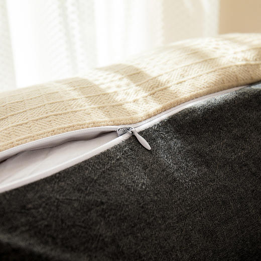 【草本荞麦 舒适好睡眠】诗梦姿纯荞麦养生枕 纯棉枕套针脚细密 手感柔软 中间网眼布设计吸湿透气 商品图4