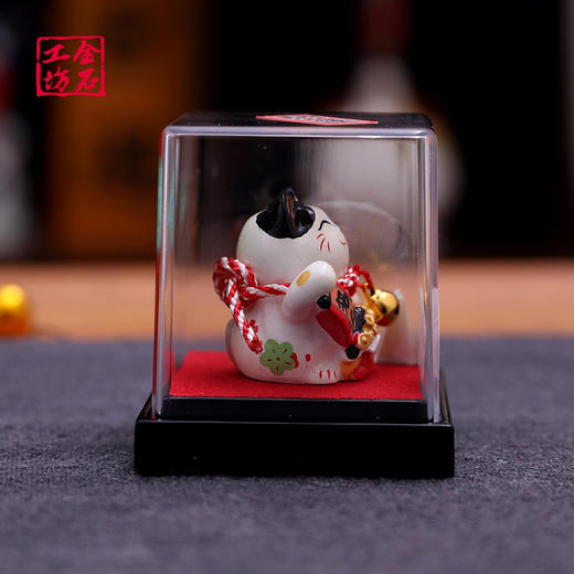 金石工坊招财猫汽车摆件车内创意个性饰品车上中控台可爱套装车载 商品图2