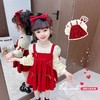 【洋气新装，韩版拜年服】活力春秋，洋气不凡。女童新款连衣裙，彩色斑斓，如童话般美丽。拜年火爆热卖，小公主们的心头好！ 商品缩略图1