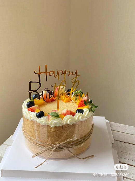 少奶油水果裸蛋糕 商品图0