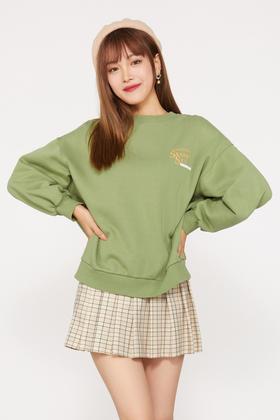 HAYES 果绿色时尚休闲上衣 9723