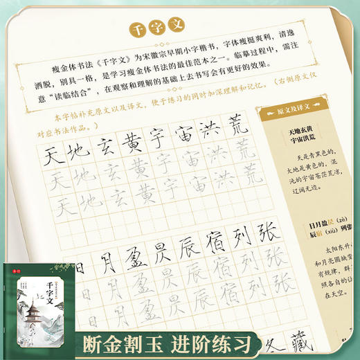 瘦金体练字帖男女生漂亮字体大学生钢笔硬笔书法入门练字本 商品图5