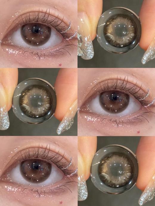 LA 半年抛  牛乳阿华田/爆珠冰花黑 （棕黑14.5 最高800度） 商品图1