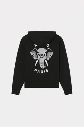 KENZO 连帽卫衣男  FE55SW1904MF-99J BLACK.