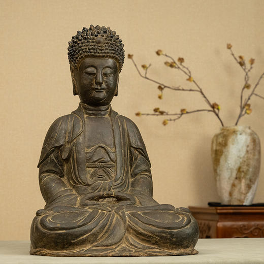 明 铜释迦摩尼佛像 商品图2