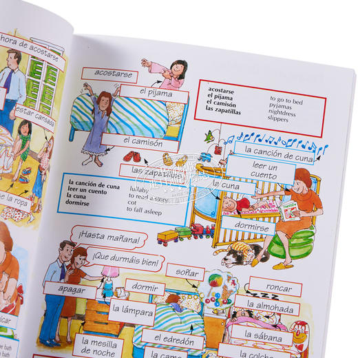 【中商原版】少儿学西班牙语 入门词典 附线上发音查询 西班牙文原版 Spanish Dictionary for Beginners Francoise Holmes 商品图2