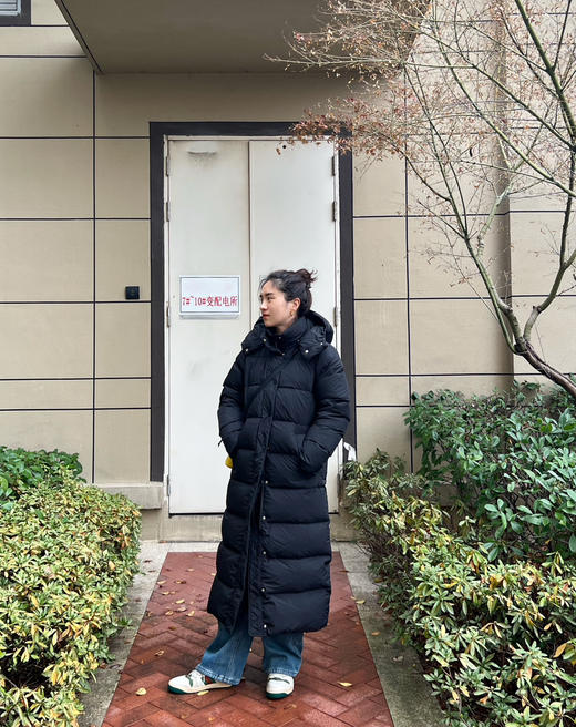 去东北！去漠河！lulu九格长款连帽厚羽绒服【包邮+三天无理由tui换】 商品图1