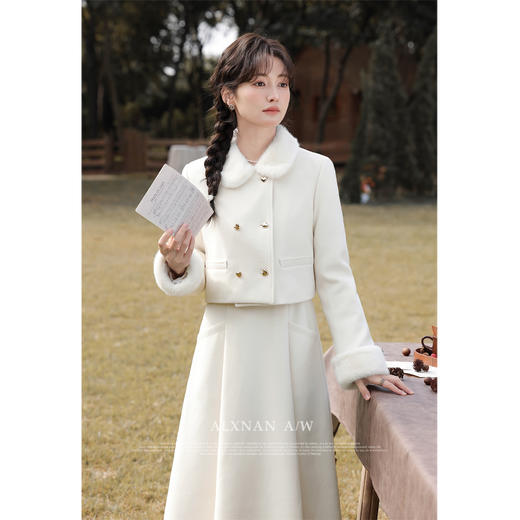 鹿向南《白露初晓》独特气质连衣裙女 商品图2