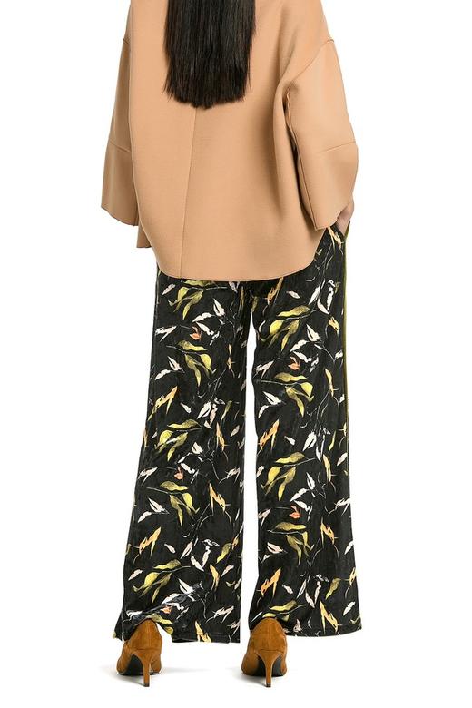 i.f by eva 印花丝绒阔腿裤 928 商品图4