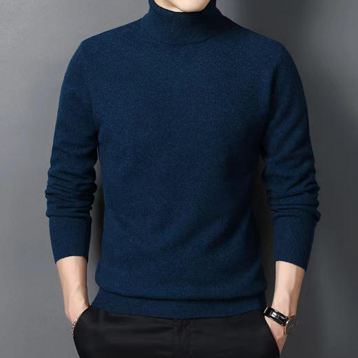 【团购 开启啦 】男士100%纯羊毛  V领 半高领 翻领 3款可选 比女士款厚实 商品图3