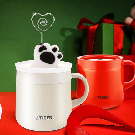 TIGER/虎牌 保温杯MCI情侣礼盒套装不锈钢双层真空保温保冷杯咖啡杯茶杯 280ml 商品图2