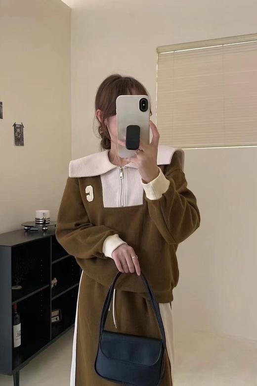 HAYES 海军领学院风卫衣半裙套装 17172 商品图1