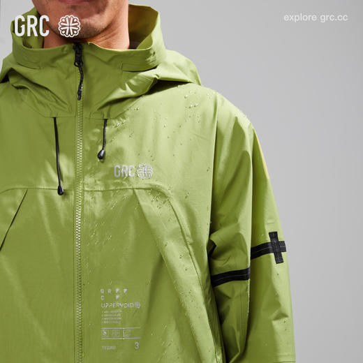 GRC桀骜无尽联名新款冲锋衣户外登山防风骑行外套男女款秋冬硬壳 商品图3
