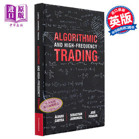 预售 【中商原版】算法和高频交易 Algorithmic and High Frequency Trading 英文原版 Alvaro Cartea 投资金融经济