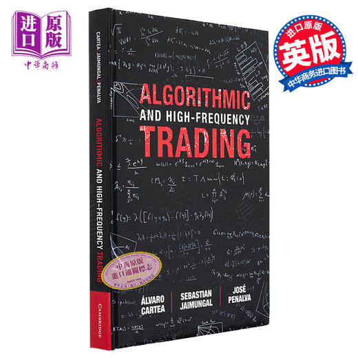 预售 【中商原版】算法和高频交易 Algorithmic and High Frequency Trading 英文原版 Alvaro Cartea 投资金融经济 商品图0