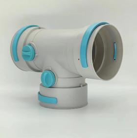 PE管正三通带风阀Dn110*3 商品代码82672