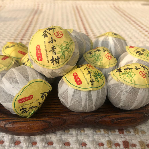 热卖【新会小青柑】精选新会陈皮和云南普洱，半生晒制成，越陈越香，一颗一泡，健脾养胃，理气调中，送礼佳品 商品图2