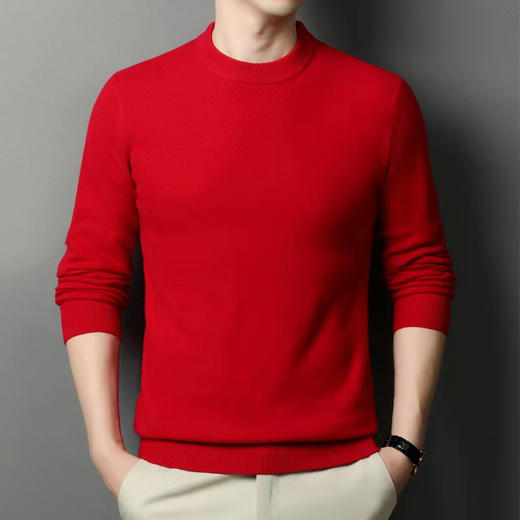 【团购 开启啦 】男士100%纯羊毛  V领 半高领 翻领 3款可选 比女士款厚实 商品图7
