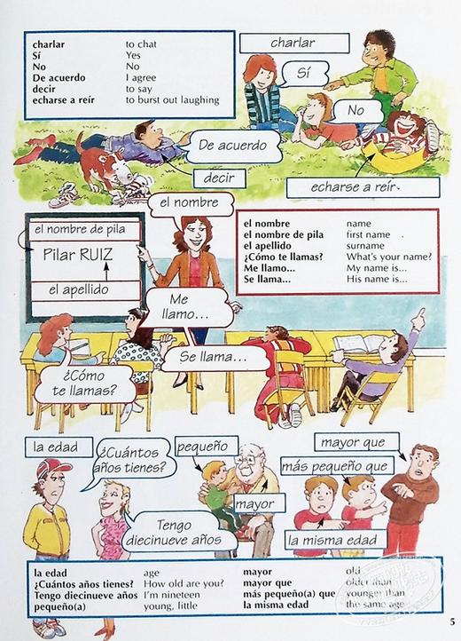 【中商原版】少儿学西班牙语 入门词典 附线上发音查询 西班牙文原版 Spanish Dictionary for Beginners Francoise Holmes 商品图3