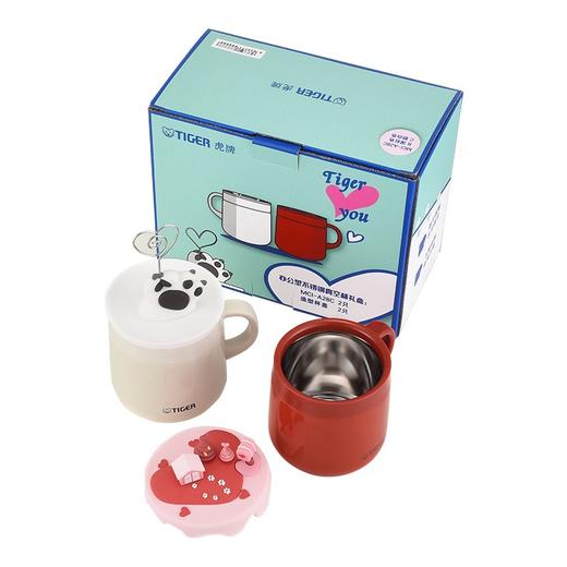 TIGER/虎牌 保温杯MCI情侣礼盒套装不锈钢双层真空保温保冷杯咖啡杯茶杯 280ml 商品图3