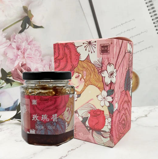 传统玫瑰酱200克 商品图0