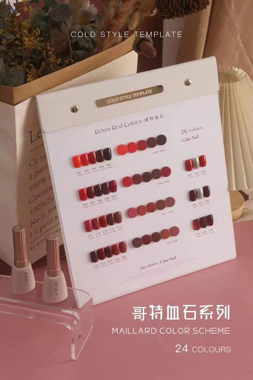 哥特血石系列24色 配送色板 商品图3