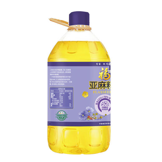 福临门营养家亚麻籽油 5L 商品图3