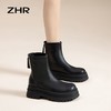 ZHR短靴2023冬季新款爆款时尚气质简约显瘦厚底休闲百搭马丁靴 商品缩略图3