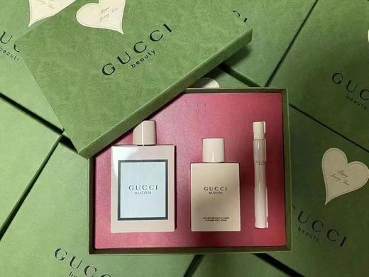 【品牌热卖】Gucci古驰23年新款花悦三件套浓香（香水100ml+身体乳100ml+便携滚珠10ml） 商品图1